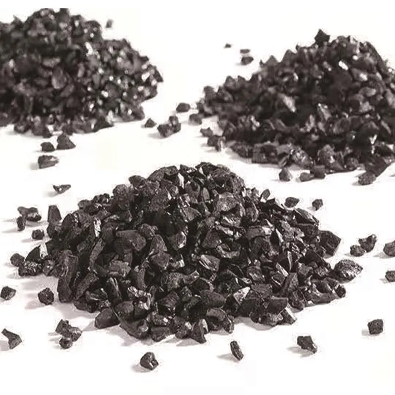 Fruit-shell granular activated carbon product photo — STK SXK series for decolorization and water purification