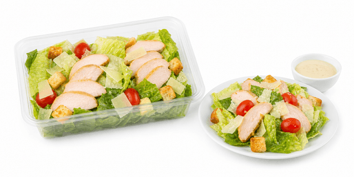 Classic Caesar Salad with Smoked Chicken