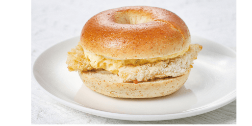 Crispy Chicken & Scrambled Egg Bagel