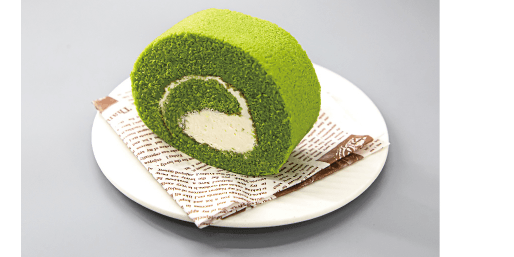 Elegant Matcha Lava Swiss Roll