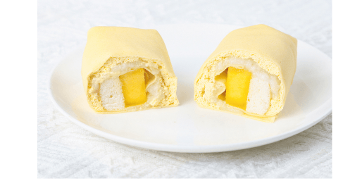 Juicy Mango Mochi Crepe Cake