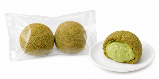 Matcha Burst Cream Puffs (2-pack)