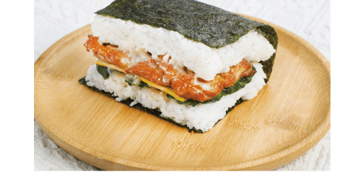 Mushroom & Cheese Chicken Onigiri