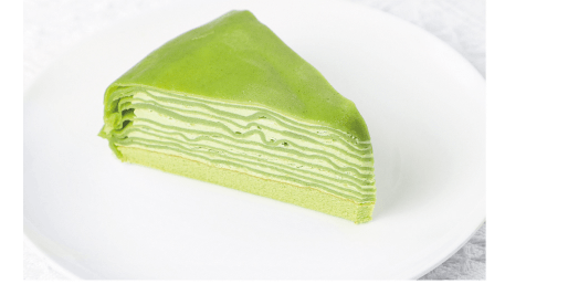 Pistachio Mille Crêpe Cake