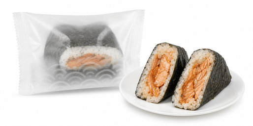 Soy Glazed Salmon Belly Onigiri