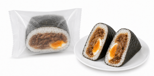 Sukiyaki Beef & Egg Onigiri